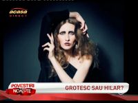 Aparitiile Iuliei Albu, intre grotesc si hilar - VIDEO