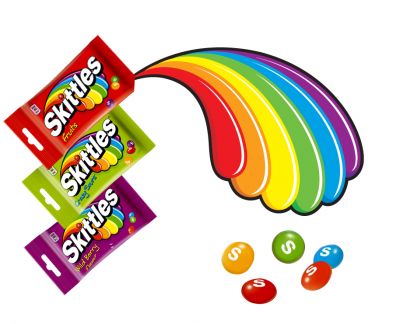 Curcubeul Skittles s-a mutat in casa noua! (P)