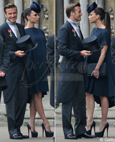 Victoria Beckham: sobra si eleganta la nunta regala FOTO