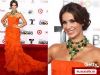 Catherine Siachoque, tinuta romantica in culori tari la 2011 Billboard Latin Music Awards