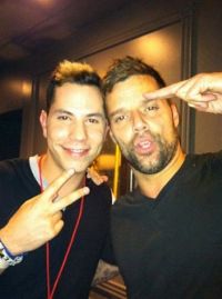 Christian Chavez si Ricky Martin, impreuna... pe Twitter