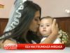 Antonia si-a botezat micuta si s-a si cununat religios cu iubitul ei - VIDEO