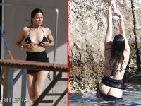 Actrita din Avatar s-a dat in spectacol la Cannes. Goala si ametita, Michelle a facut deliciul paparazzilor