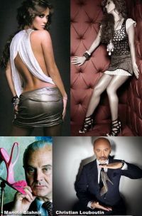 Anahi prefera pantofii Manolo Blahnik si Christian Louboutin