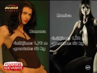 Monica Columbeanu si Ramona Gabor, catalogate drept anorexice - VIDEO