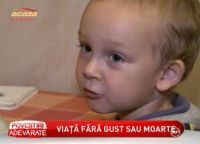 Povestea socanta a unui copil care daca mananca alimente obisnuite moare - VIDEO