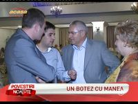 Nepotica lui Nae Manea a avut parte de un botez pe cinste - VIDEO