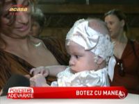 Nae Manea si-a crestinat nepotica. Caroline Helena a avut parte de o petrecere de botez pe cinste - VIDEO