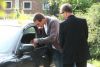Actorul care il interpreta pe rusul impuscat a facut o gluma si l-a speriat pe Alexandru Papadopol in timp ce acesta ii examina rana
