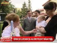 Lucian Viziru si-a botezat baiatul - VIDEO