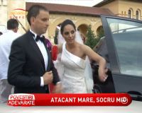 Antrenorul Sorin Cartu si-a maritat fiica cea mare - VIDEO