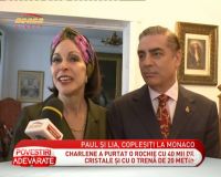 Printii Paul si Lia s-au numarat printre invitatii din Romania la nunta printului Albert de Monaco - VIDEO