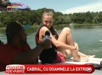 SPORT EXTREM: Cabral, Mirela Diaconu si Ioana Scarlatescu, pasionati de wakeboarding - VIDEO
