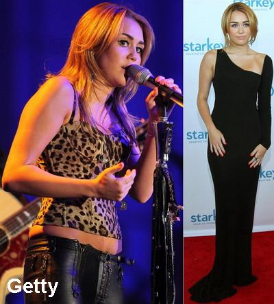Miley Cyrus sobra VERSUS Miley Cyrus rebela! Cum o preferi? FOTO