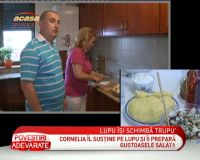 Lupu Rednic a intrat la dieta! Slabeste cu salatele gatite de sotia lui - VIDEO