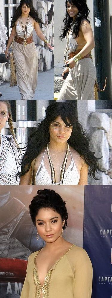 Vanessa Hudgens regreta ca s-a tuns scurt? Poarta peruca bruneta in timpul liber!  - FOTO