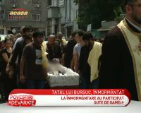 Dan Bursuc si-a condus tatal pe ultimul drum - Imagini impresionante - VIDEO