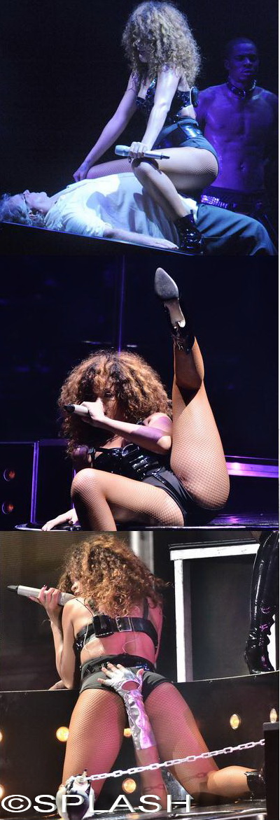 Rihanna – show cu tente pornografice in  Barbados – GALERIE FOTO
