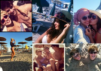 Ce poarta la plaja membrii trupei “La-La Band” – GALERIE FOTO 