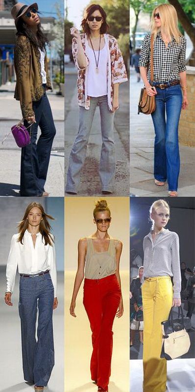 Adio skinny jeans! Bun venit jeansi evazati!