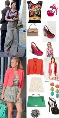 Imbraca-te colorat – Leighton Meester si Blake Lively te invata cum 