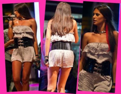 Look-ul zilei: Antonia intr-o salopeta de matase, la o prezentare de moda FOTO