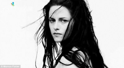 Kristen Stewart apare intr-un videoclip alb negru, fara machiaj si cu parul nearanjat  - FOTO&VIDEO