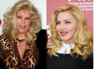 Madonna incepe sa semene din ce in ce mai mult cu Jocelyn Wildenstein