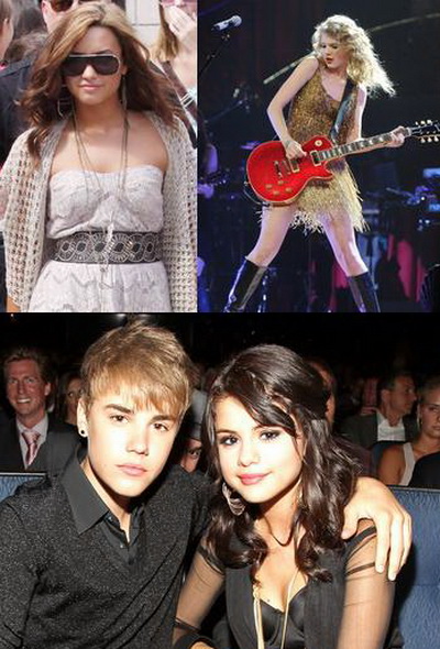 Selena Gomez, Demi Lovato si Justin Bieber pe lista celor 21 de cantareti celebri care au sub 21 de ani - FOTO