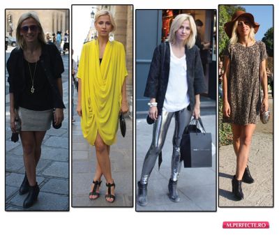 Topul tinutelor purtate de Dana Rogoz la Paris Fashion Week. Care iti place mai mult?