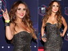 Dulce Maria, cu parul mai deschis la culoare si rochie scurta la MTV Games Awards - FOTO