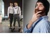 Ultimele aberatii in moda masculina - pantofii cu toc si caciula cu barba