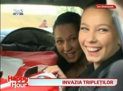 Primul vaccin al tripletilor Nicoletei Luciu - VIDEO