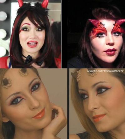 3 tipuri de machiaj de diavolita, special pentru Halloween - VIDEO