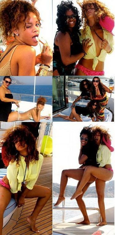 Uite cum petrecere Rihanna timpul liber cu prietenele – GALERIE FOTO