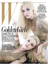 Surorile Dakota si Elle Fanning, impreuna pe coperta revistei W. Iti vine sa crezi ca sunt inca minore? - FOTO