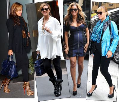 Stil de vedeta: Beyonce, o gravida sofisticata. Vezi sapte reguli de moda pe care ti le recomanda