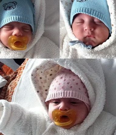 Bebelusii Nicoletei Luciu arata aproape identic – Oare cum ii recunoste tanara mamica? 