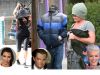 Cum se ascund celebritatile de paparazzi: cu pungi, masti sau paturi in cap. Tu le-ai recunoaste?