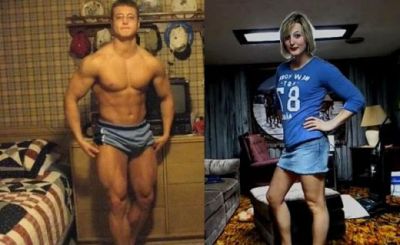 Culturistul in sutien - De la un monstru de 100 de kg la o blonda atragatoare in 730 de zile!