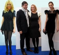 Tinute spectaculoase la inaugurarea unui magazin de lux - VIDEO