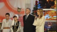 Adela Popescu si tatal ei, pentru prima data impreuna intr-un platou la televiziune - GALERIE FOTO