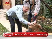 Roxana Ciuhulescu i-a colindat pe Ioan Andone si pe Leonard Doroftei - VIDEO