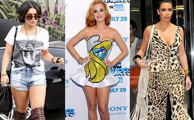 TOP 5 cele mai neinspirate tinute vestimentare purtate de celebritati in 2011