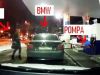 O piti 100% face ravagii in benzinarie BMW Seria 5!