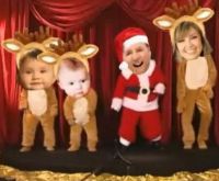 Thalia isi prezinta familia intr-un videoclip amuzant prin care transmite urari pentru 2012 - VIDEO