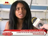 Laurette vroia sa scape de vergeturi, dar a ajuns la spital cu arsuri de gradul 1 si 2 - VIDEO