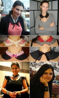 Accesorii hand-made: gulerase si mansete - GALERIE FOTO