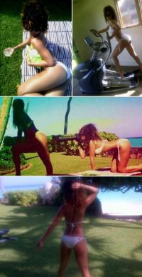 Rihanna isi etaleaza formele in poze indecente pe Twitter - FOTO