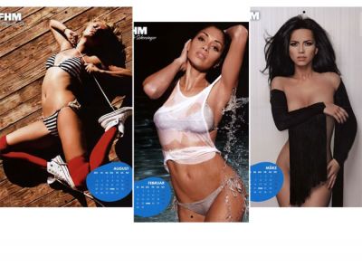 Sunt la fel de sexy ca Nicole Scherzinger! Inna si Alexandra Stan, in calendarul FHM pentru 2012